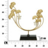 Porta Cand Glam Iris cm 50x12x55