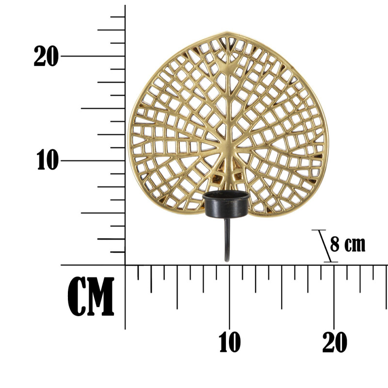 Porta Cand Da Muro Lotus cm 20x8x22,2