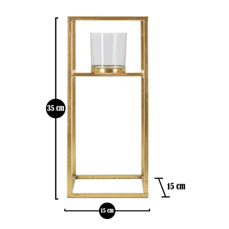 Porta Cand Elegant cm 15x15x35