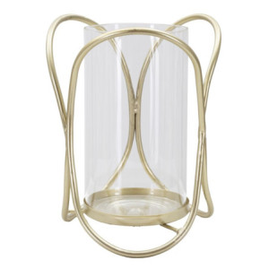 Porta Cand Glox Gold cm ø 16x21,5