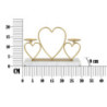 Porta Cand Hearts Cm cm 30x9x20