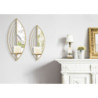 Porta Cand Leaf Da Muro Coppia cm 18x13x41-15x13x35