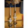 Porta Cand Galaxy Crema Set 2 Pz cm ø 10x22-10x30