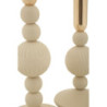 Porta Cand Aster Crema Set 2 Pz cm ø 10x20-10x25,5