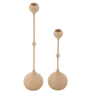 Zoom Porta Cand Slimmy Rosa Set 2 Pz cm ø 8x26-8x37