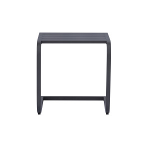 Zoom Tavolino 40x40 Alluminio Antracite Dogato Moia