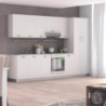Base cucina 80x60x82 due ante bianco frassinato