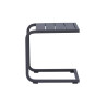 Tavolino 40x40 Alluminio Antracite Dogato Moia