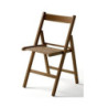 Sedia pieghevole Penelope in legno noce set 4 pezzi