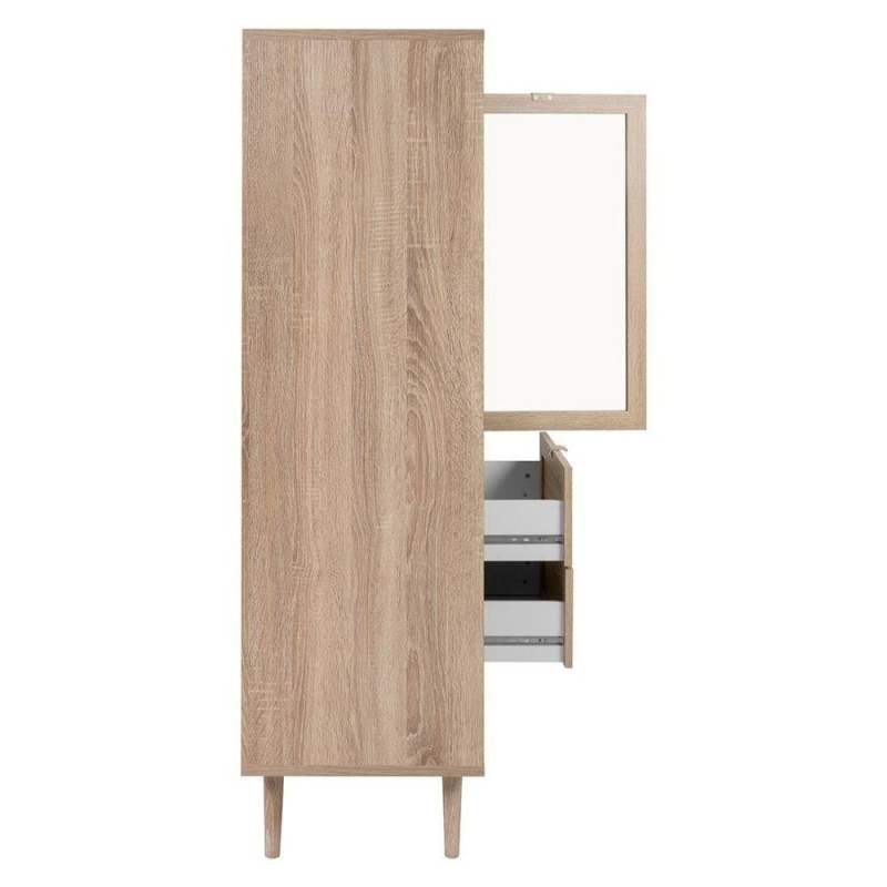 Credenza Bali 53A 2 ante e 2 cassetti effetto vimini