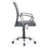 Poltrona ufficio Asgar base cromata nera