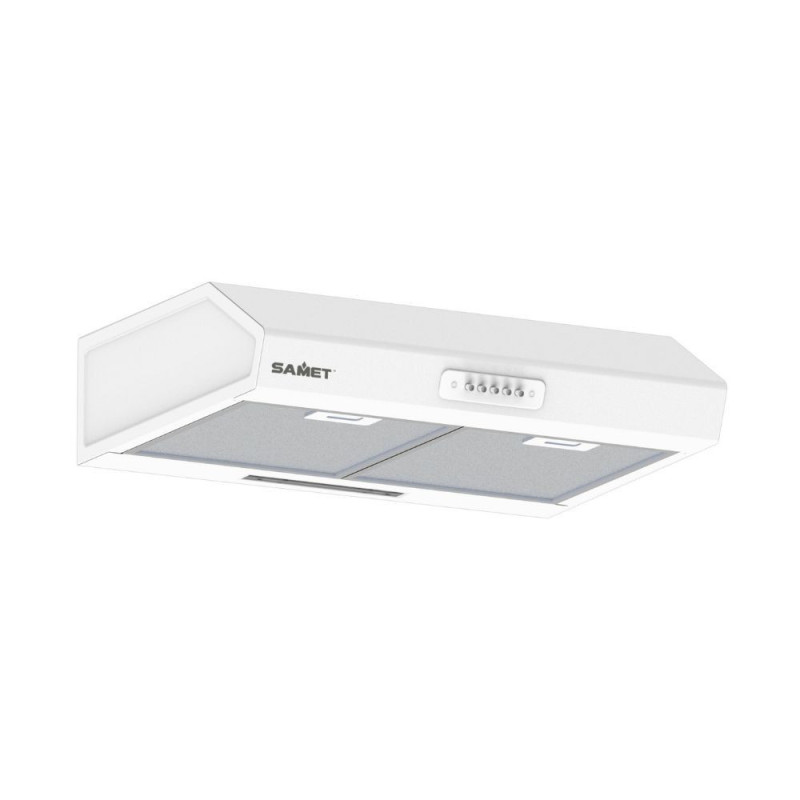 Samet Gruppo cappa sottopensile luce led potenza aspirante 280 m3/h 3 livelli Tornado 60 bianco