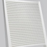 Sedia Grid polipropilene grigio set 4 pezzi