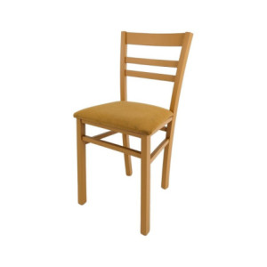 Zoom Sedia Cromica in legno colore mango set 2 pezzi