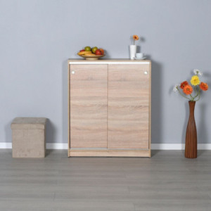 Zoom Scarpiera ADR322OAK2023 rovere ante scorrevoli e 4 ripiani