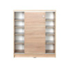 Scarpiera ADR322OAK2023 rovere ante scorrevoli e 4 ripiani