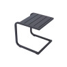 Tavolino 40x40 Alluminio Antracite Dogato Moia