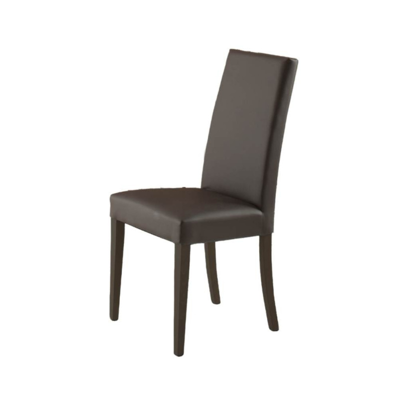Sedia Nancy marrone standard set 2 pezzi