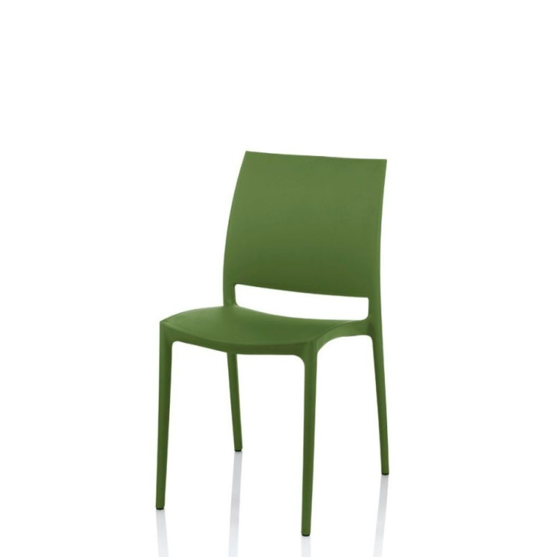 Sedia Curtis polipropilene agave design ergonomico set 4 pezzi