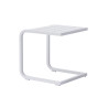 Tavolino 40x40 Alluminio Bianco Dogato Moia