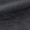 Sedia Simo in tessuto Nordic 16 grigio chiaro con dettaglio posteriore in nabuk Uras 10 antracite e gambe nere set 2 pezzi