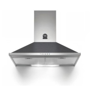 Cappa camino La Germania K80AMLND da 80 cm. 1 motore nero classe D