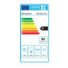 Cappa camino La Germania K80AMLND da 80 cm. 1 motore nero classe D