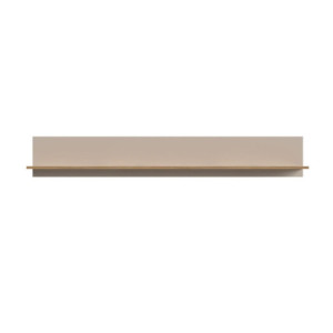 Zoom Mensola Frezo04 in colore cashmere e rovere evoque 167.3 x 17.6 x H25 cm.