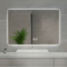 Specchio smart rettangolare YJ-70120A con retroilluminazione 70x120 cm.