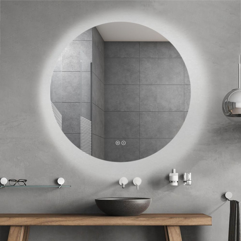 Specchio smart rotondo YJ-80A diametro 80 cm.