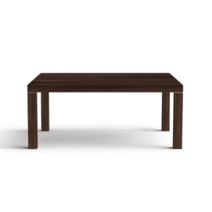 Zoom Tavolo Imab Piana T08 in olmo moro con 4 allunghe 160x90x74.6 cm.