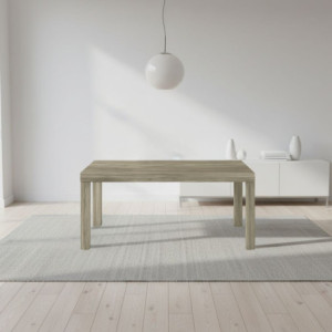 Tavolo Imab Piana T08 in larice grigio con 4 allunghe 160x90x74.6 H cm.