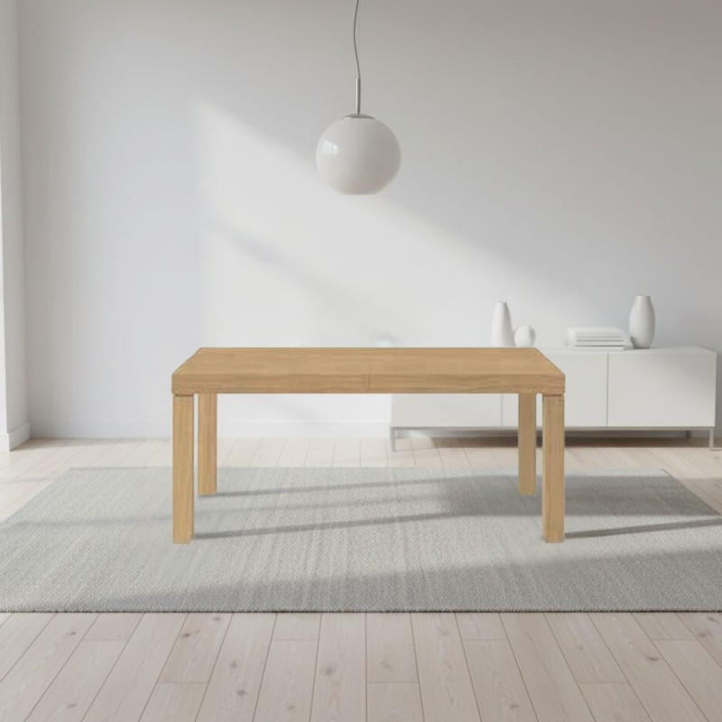 Tavolo Imab Piana T07 in rovere mielato con 2 allunghe 160x90x74.6 H cm.