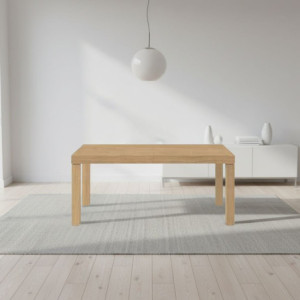 Zoom Tavolo Imab Piana T07 in rovere mielato con 2 allunghe 160x90x74.6 H cm.