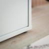 Mobile multiuso Medea 2 ante colore grigio chiaro 74.5x34.9xH 99.1 cm.