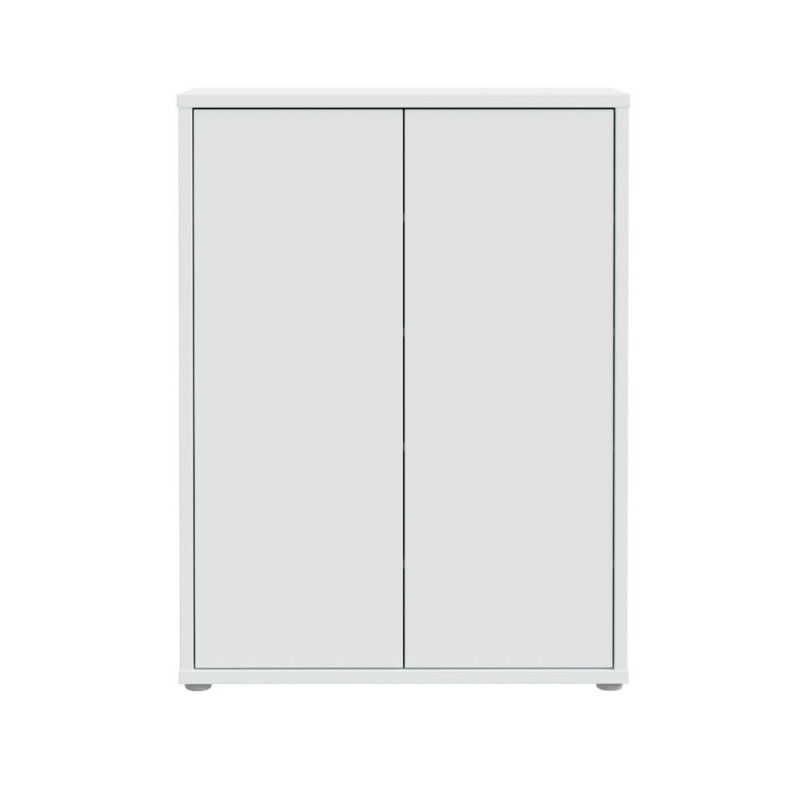 Mobile multiuso Medea 2 ante colore grigio chiaro 74.5x34.9xH 99.1 cm.