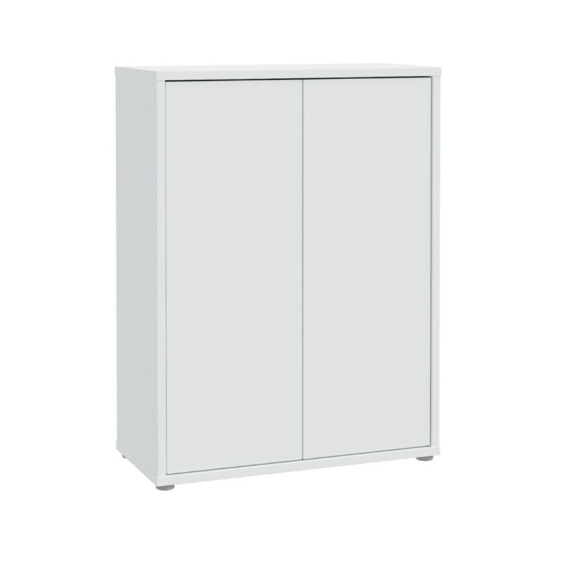 Mobile multiuso Medea 2 ante colore grigio chiaro 74.5x34.9xH 99.1 cm.