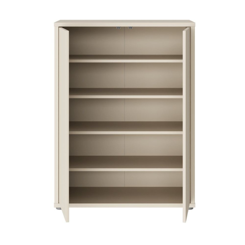 Mobile multiuso Medea 2 ante colore cashmere 74.5x34.9xH 99.1 cm.