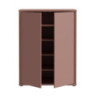 Mobile multiuso Medea 2 ante colore terracotta 74.5x34.9xH 99.1 cm.