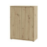 Mobile multiuso Medea 2 ante colore rovere 74.5x34.9xH 99.1 cm.