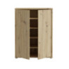 Mobile multiuso Medea 2 ante colore rovere 74.5x34.9xH 99.1 cm.