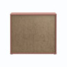 Cassettiera Medea 3 cassetti in colore terracotta