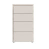 Cassettiera Medea 4 cassetti in colore cashmere 54.8x34.9xH 99.1cm.