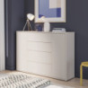 Madia Medea 4 cassetti e 2 ante colore cashmere