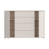 Madia Medea 4 cassetti e 2 ante colore cashmere