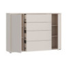 Madia Medea 4 cassetti e 2 ante colore cashmere