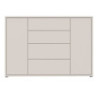 Madia Medea 4 cassetti e 2 ante colore cashmere