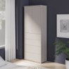 Mobile multiuso Medea 4 cassetti e 2 ante colore cashmere