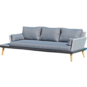 Set salotto Houston in alluminio da giardino moderno e resistente