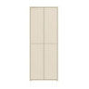 Mobile multiuso Medea 4 ante colore cashmere 74.5x34.9xH 191.9 cm.